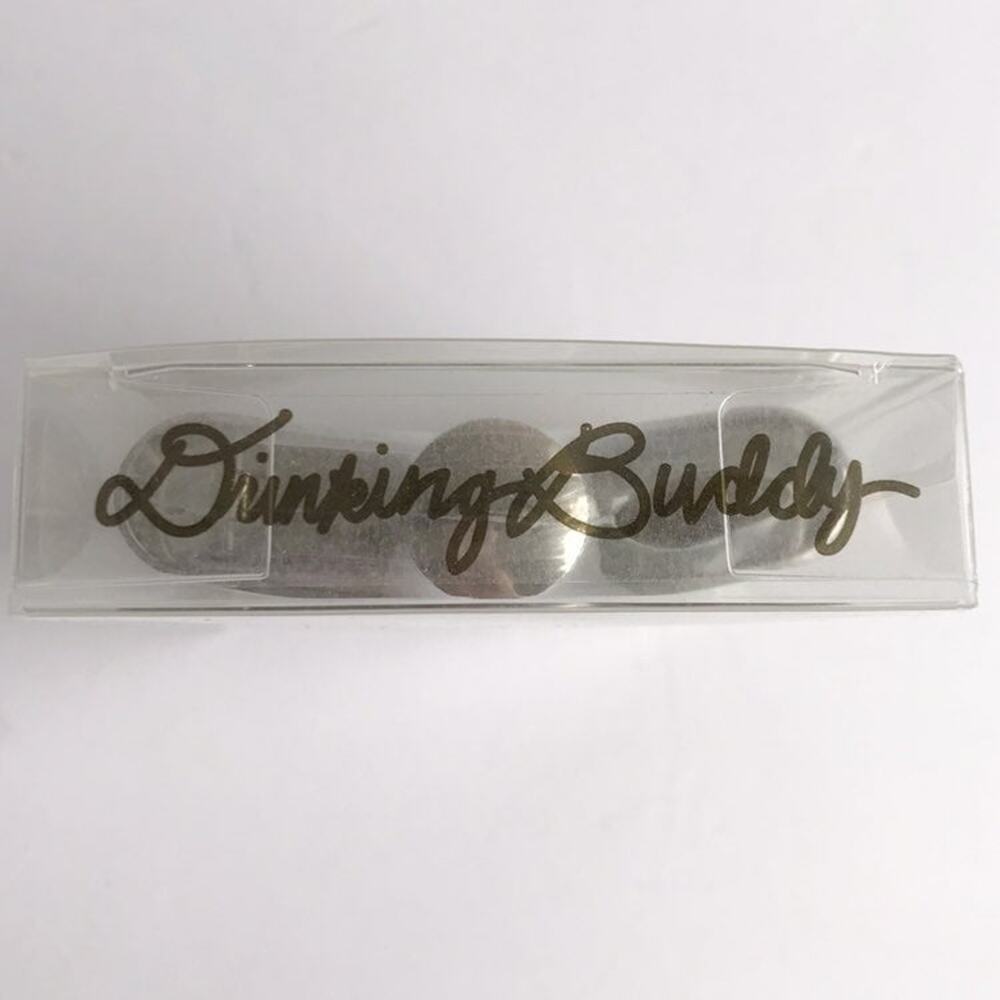 Drinking Buddy Engraved Stainless Steel Flask 6 oz NIB Wedding Gift Bachelorette - Picture 6 of 8